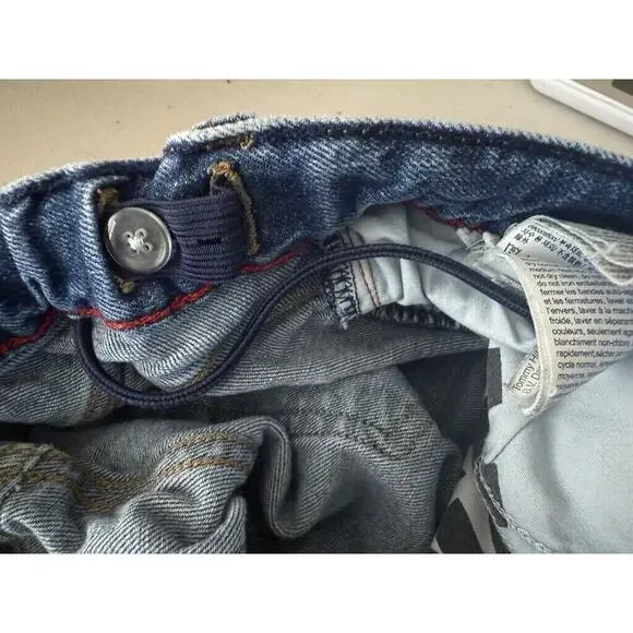 Tommy Hilfiger Y2K Adaptive Jeans Unisex 31x31 Stretch Straight Magnet Closure - Picture 11 of 11